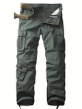 Stylish Multi-Pocket Cargo Pants for Men - Loose Fit, Scratch-Resistant, Durable, and Casual - Perfect Gift for Outdoor Enthusiasts