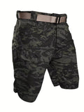 Men's Summer Cargo Shorts Quick Dry Men's Tactical Shorts Solid Multi-Pockets Workout Short Pants