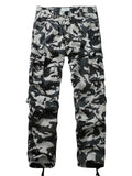 Men's Trendy Camo Cargo Pants - Loose Fit, Multi Flap Pocket, Outdoor Streetwear Hiphop Style Trousers