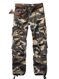 Multi-Pocket Camouflage Trousers - Rugged Military-Inspired Design, Ultra-Comfortable and Soft Fabric, Versatile Casual Style - Designed Specifically for Men, Perfect for Outdoor Enthusiasts and Adventurers