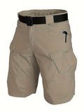 Premium Urban Explorer Shorts - Durable, Water-Resistant Cargo Pants with Multiple Pockets for Hiking, Camping, and Outdoor Adventures - No Belt Required, Comfortable Fit