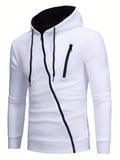 Autumn And Winter New Men's Zipper Sweater Sports Casual Hooded Long-sleeved Cardigan Jacket