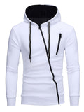 Autumn And Winter New Men's Zipper Sweater Sports Casual Hooded Long-sleeved Cardigan Jacket