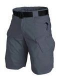 Premium Urban Explorer Shorts - Durable, Water-Resistant Cargo Pants with Multiple Pockets for Hiking, Camping, and Outdoor Adventures - No Belt Required, Comfortable Fit