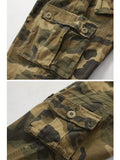 8-Pocket Camo Cotton Cargo Pants for Men - Durable, Comfortable, and Versatile Casual Work Hiking Pants with Machine Washable Non-Stretch Fabric - Regular Fit, All-Season Wear