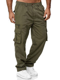 Men's Cargo Pants Outdoor Hiking Multi-Pocket Utility Long Trousers, Casual Style, For All Seasons