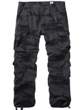 8-Pocket Camo Cotton Cargo Pants for Men - Durable, Comfortable, and Versatile Casual Work Hiking Pants with Machine Washable Non-Stretch Fabric - Regular Fit, All-Season Wear