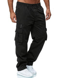 Men's Cargo Pants Outdoor Hiking Multi-Pocket Utility Long Trousers, Casual Style, For All Seasons