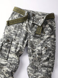 Men’s Tactical Camo Cargo Pants: Comfort Cotton, Multi-Flap Pockets, Ideal for Hiking & Casual Outdoors