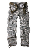 Cotton Men's Multi Pocket Camouflage Pattern Cargo Pants, Tactical Pants