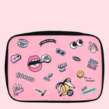 New Travel Cartoon Cosmetic Bag Portable Women&#39;s Makeup Cases Large Capacity Toiletry Storage Organizer Makeup Bags Boarding Bag