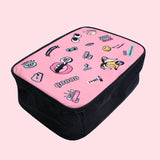 New Travel Cartoon Cosmetic Bag Portable Women&#39;s Makeup Cases Large Capacity Toiletry Storage Organizer Makeup Bags Boarding Bag