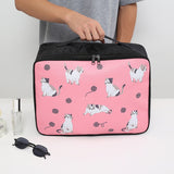 New Travel Cartoon Cosmetic Bag Portable Women&#39;s Makeup Cases Large Capacity Toiletry Storage Organizer Makeup Bags Boarding Bag