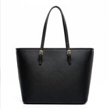 Big Bag 2023 fashion women pu leather handbag brief shoulder bag black white large capacity luxury tote shopper bag designer