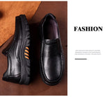 Genuine Leather Shoes Men Loafers Soft Cow Leather Men Casual Shoes New Male Footwear Black Brown Slip-on A2088