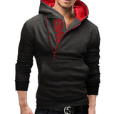 Hoodie Oblique Zipper Solid Color Hoodies Men Fashion Letter Tracksuit Male Sweatshirt Hoody Mens Purpose Tour S-4XL