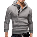 Hoodie Oblique Zipper Solid Color Hoodies Men Fashion Letter Tracksuit Male Sweatshirt Hoody Mens Purpose Tour S-4XL