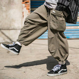 Harajuku Vintage Wide leg Oversize Pants Men Casual Joggers Harem Pants Baggy Cargo Pants Trousers Streetwear