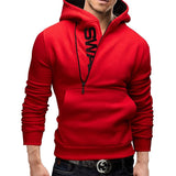 Hoodie Oblique Zipper Solid Color Hoodies Men Fashion Letter Tracksuit Male Sweatshirt Hoody Mens Purpose Tour S-4XL