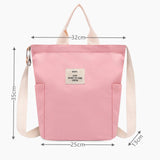 Korean Canvas Shoulder Bag Zipper Luxury Women Bags Designer Women Messenger Bag Female Simple Handbag Letter Printing tote