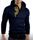 Hoodie Oblique Zipper Solid Color Hoodies Men Fashion Letter Tracksuit Male Sweatshirt Hoody Mens Purpose Tour S-4XL