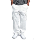 Men's Joggers Solid Color Sportswear Knit  Fashion Sports Cargo Pants Techwear Sweatpants Male Sportswear Oversize Pants Homme