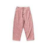 Corduroy Pants Men Casual Loose Staight Pants Winter Fashion Pink Neutral male and female Trousers Streetwear Hip hop pants