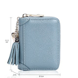 Fashion Card Bag Women Men Credit Card Holder Genuine Leather Large Capacity Business ID Holders Organizer 20 Bit/40 Bit/60 Bits