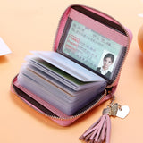 Fashion Card Bag Women Men Credit Card Holder Genuine Leather Large Capacity Business ID Holders Organizer 20 Bit/40 Bit/60 Bits