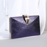 Luxy Moon Women&#39;s Wedding Clutch Bag Gold Purse Ladies Handbag Party Purse For Bridal Metal Leaf Lock Shoulder Bag  ZD1524