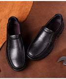 Genuine Leather Shoes Men Loafers Soft Cow Leather Men Casual Shoes New Male Footwear Black Brown Slip-on A2088