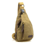 Men Shoulder Bags Canvas Waist Packs Sling Bag Crossbody Outdoor Sport Chest Messenger Bag Male Small Travel Phone Purse Bolsa