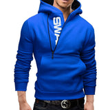 Hoodie Oblique Zipper Solid Color Hoodies Men Fashion Letter Tracksuit Male Sweatshirt Hoody Mens Purpose Tour S-4XL