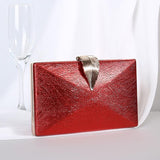 Luxy Moon Women&#39;s Wedding Clutch Bag Gold Purse Ladies Handbag Party Purse For Bridal Metal Leaf Lock Shoulder Bag  ZD1524