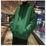 Brand Men's Hoodie Harajuku Student Sweatshirt Pure Color Fashion Simple Streetwear Men's And Women's Pullover Sweatshirt