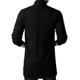 Ilooove Men Thin Knitted Cardigan Sweater Spring Autumn Solid Sweater Bottoming Long Sleeved Mens Slim Fit Cardigan Sweater