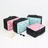 New Travel Cartoon Cosmetic Bag Portable Women&#39;s Makeup Cases Large Capacity Toiletry Storage Organizer Makeup Bags Boarding Bag