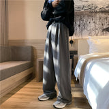 Men Overalls Wide Legs Streetwear Baggy Pants Spring Mens Black Harajuku Sweatpants Male Casual Harem Joggers 5XL