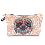 Jomtokoy Women Cosmetic Bag Sloth pattern Digital Printing Toiletry bag For Travel organizer Makeup Bag hzb1010