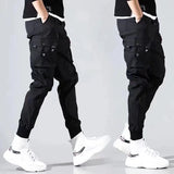 Spring and Autumn Overalls, Men's Loose Sweatpants, Trendy Brand Slim Casual Pants, Winter Student Leggings, Sports Long Pants