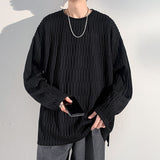 Chic T shirts For Men Oversized Tees 2023 Spring Man Casual Long Sleeve Tshirt Woman O-neck Loose Pullovers Tops 5XL-M