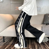 Wide Leg Oversize Pants Men Streetwear Clothes Side Split Skateboard Pants Loose Casual Trousers Cargo Pants  New