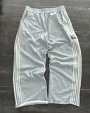 Ilooove Korean Retro Striped Sweatpants, Casual Y2K Style Trousers, Straight Pants, Oversized Simple Loose Casual Pants Streetwear