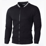 2023 Brand New Men's Plaid Sweatshirts Zipper Men Sweatshirts Stand Collar for Male Casual Man Zipper Sweatshirt Clothing