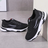 Casual Male Sneakers Outdoor Running Shoes for Men Non-slip Sport  Training Male Shoes Breathable Trainers Lace Up Walking Shoes