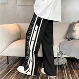 Wide Leg Oversize Pants Men Streetwear Clothes Side Split Skateboard Pants Loose Casual Trousers Cargo Pants  New