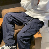 Y2K Pants Men Fashion Spring New Outdoor Pants Large Pockets Japanese Style Male Casual Harajuku Trousers