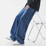 2023 New Baggy Jeans Men&#39;s Streetwear Harajuku Fashion Casual Wide-leg Trousers Japanese Simple Male Jeans Denim Pants