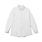 Solid Casual Long Sleeve Shirt For Men Korean Style Fashion New Brand Unisex Blouses Loose Male Lapel Clothing