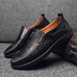 Men's Sneakers Spring New Men's Fashion Leather Shoes Comfort Lefu Shoes Italian Light Driving Men's Shoes Zapatos Casuales